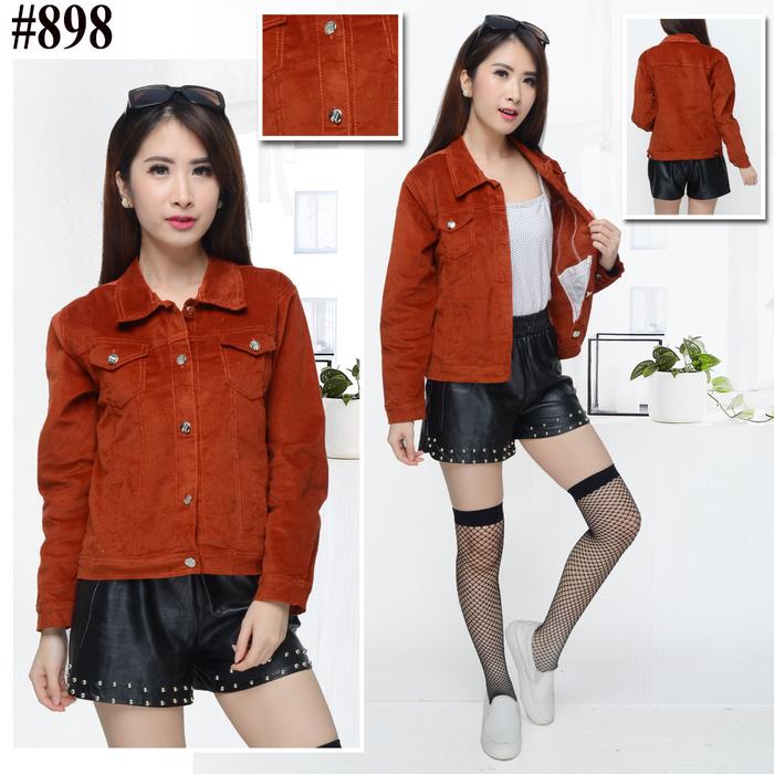 Gambar Jaket Codorai / Jaket Warna Merah Bata/Jaket Merah Bata/Jaket Ukuran L - Bata, M L dari MC girl undefined Tokopedia