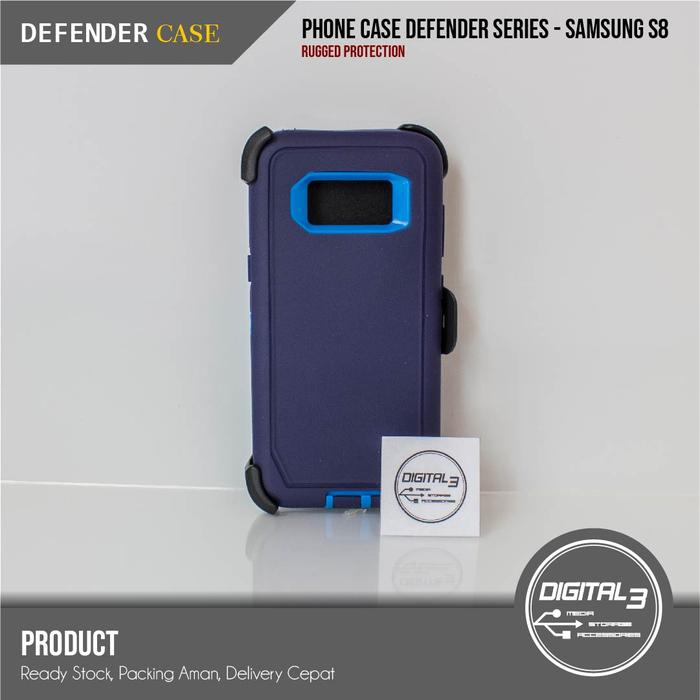 Gambar Defender Hardcase for Samsung S8 Hard Case Shockproof Casing - Biru dari Digital 3 undefined Tokopedia