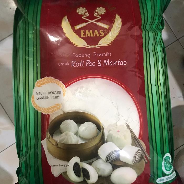Gambar Tepung Cakra Kembar Emas Roti Pao & Mantao 5kg - Gosend / Grab Only!!! dari Baking Store undefined Tokopedia