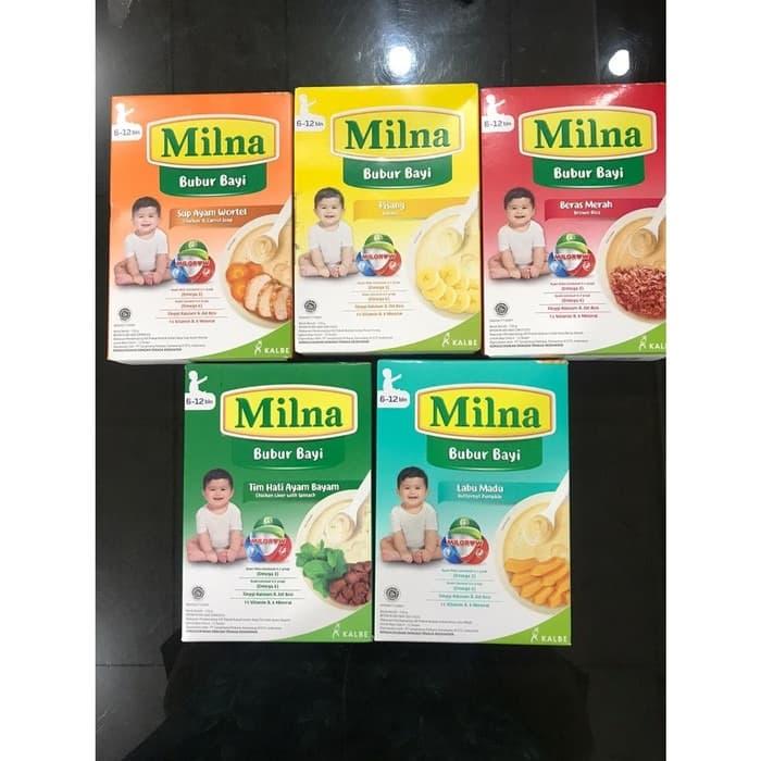 Gambar Milna Bubur Bayi Usia 6 Bln+ All Varian / MPASI Pertama & Bergizi 120 dari vyzone undefined Tokopedia