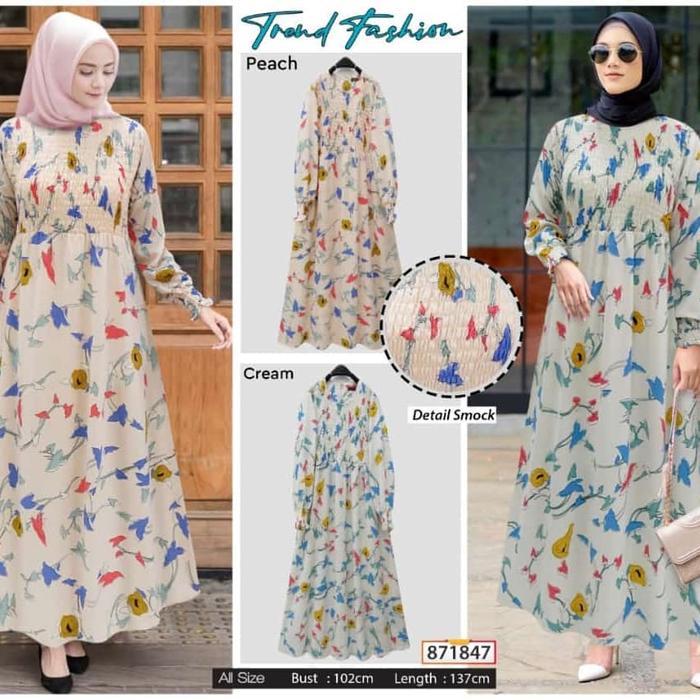 Gambar gamis extu - Putih dari asy_adz undefined Tokopedia