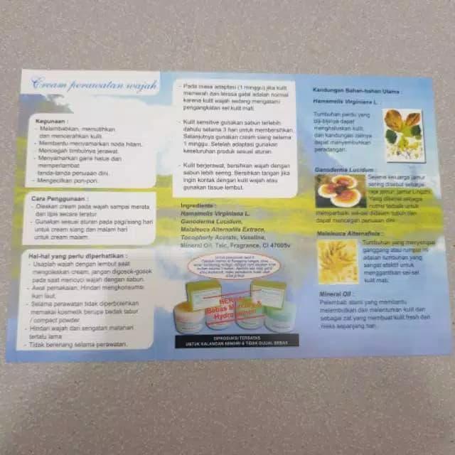 Gambar brosur cream - Perawatan Wajah dari frombella undefined Tokopedia
