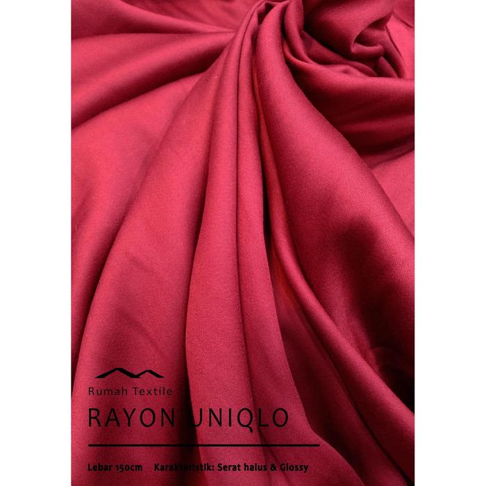 Jual Rayon Uniqlo Rayon Import Viscose Polos Rayon Kota Malang Rumah Textile Tokopedia