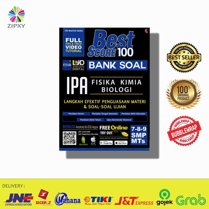 Jual Buku Best Score 100 Bank Soal Ipa Latihan Soal Smp Kelas 7 8 9 Kota Tangerang Zipxy Up Tokopedia