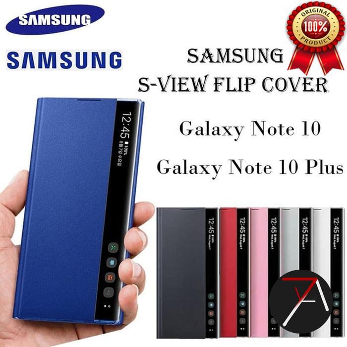 Gambar Samsung Note 10 Plus Note10 Flip Clear View Cover Case Original 100% dari 17 Agustus Case undefined Tokopedia