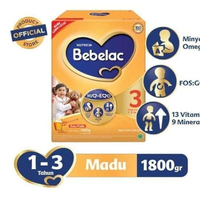 Gambar BEBELAC 3 VANILA/MADU 1800GR - Honey dari TOKO SUSU MURAH OVI undefined Tokopedia