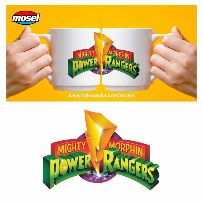 Gambar Mug Mighty Morphin Power Rangers Logo dari Mosei Lampung undefined Tokopedia
