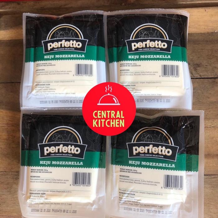 Gambar Keju Mozzarella PERFETTO 250gr Mozarella Cheese - keju dari Central Kitchen Jakut undefined Tokopedia