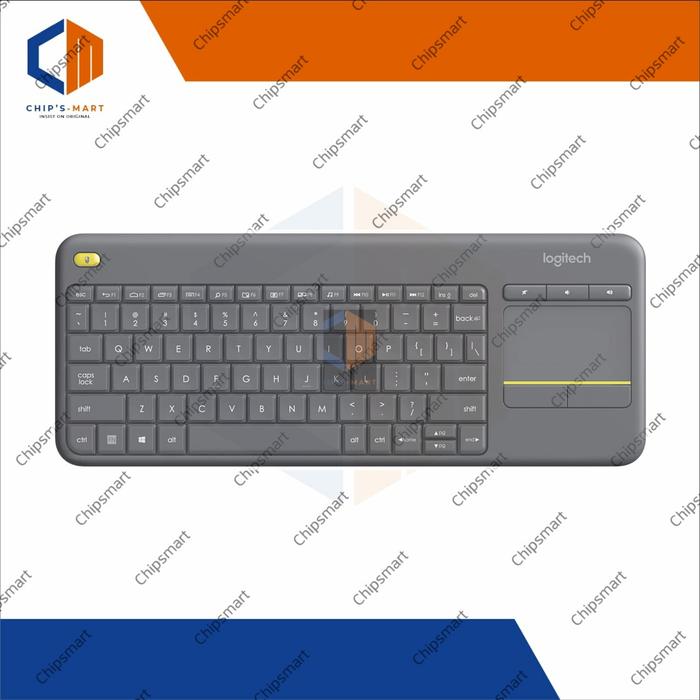 Gambar LOGITECH K400 Plus Keyboard Wireless 100% original - Hitam dari Chipsmart Bandung undefined Tokopedia