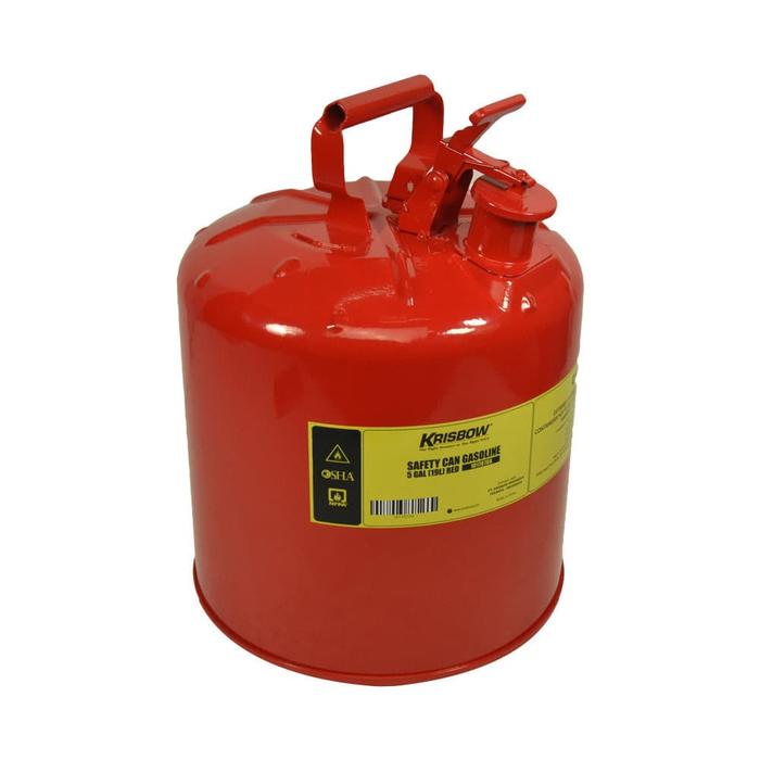 Gambar Krisbow Kontainer Penyimpanan Bensin 19 Ltr dari Gray Door Hardware undefined Tokopedia