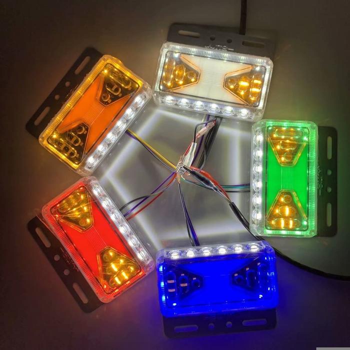 Gambar Lampu led mobil box variasi 24v - Biru dari Sinar Kencana Asia undefined Tokopedia