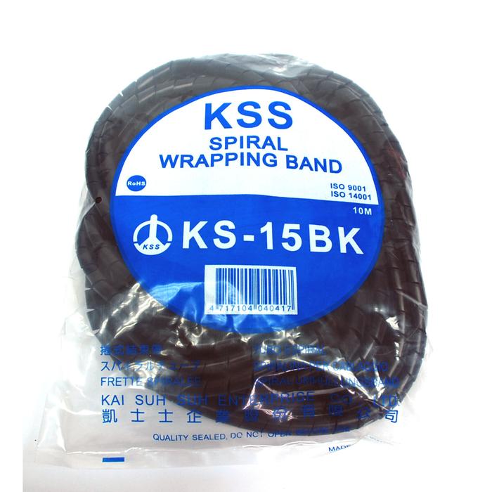 Gambar KS-15 - KABEL SPIRAL / SPIRAL WRAPPING BAND KSS ORIGINAL - Hitam dari Kencana Electrical undefined Tokopedia