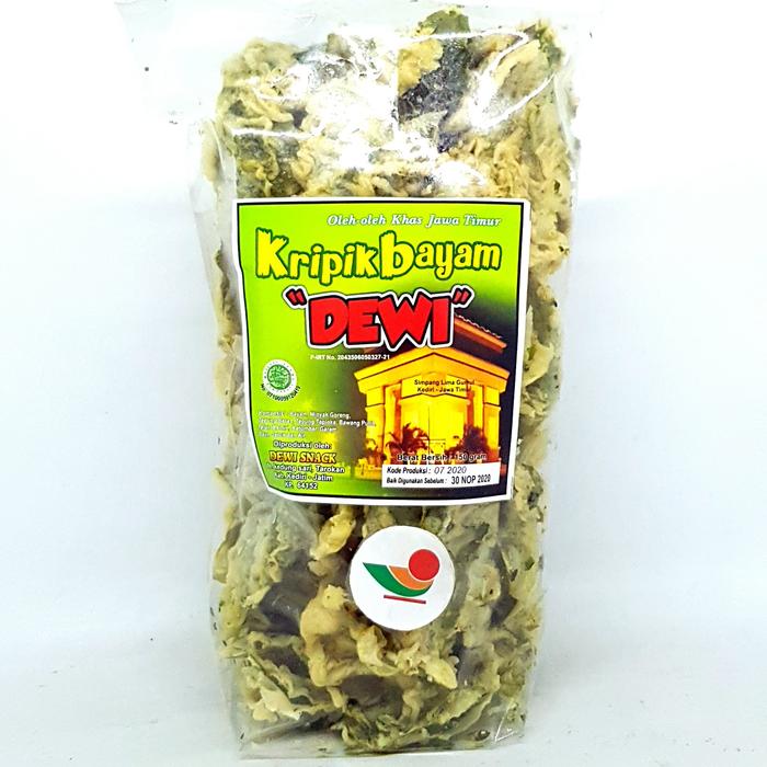 Gambar DEWI KERIPIK BAYAM 150gr | KRIPIK BAYEM HALAL MUI MURAH ASLI CRISPY dari Toko Mitra Sidoarjo undefined Tokopedia