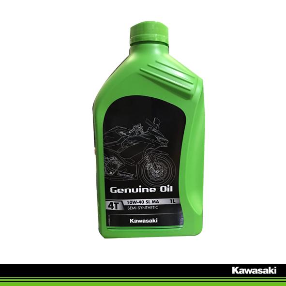 Gambar Kawasaki Genuine Oil 4T (Semi Synthetic/Full Synthetic), Oli Kawasaki - Hijau dari KawasakiJAR undefined Tokopedia