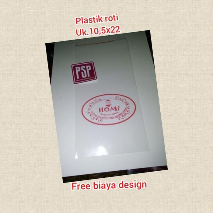 Sablon Opp Roti Jual sablon opp seal/plastik roti/plastik kue/30mic ukuran 10,5x22 ...