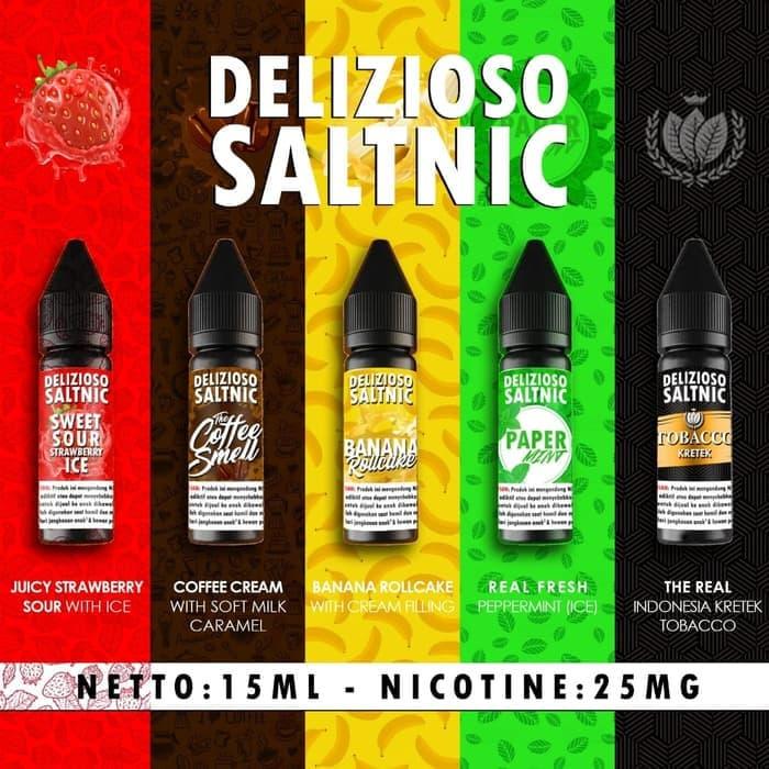 Jual Liquid Saltnic Vape Vapor Deliziso Enak Murah Kota Surabaya Flamming Vape Store Tokopedia