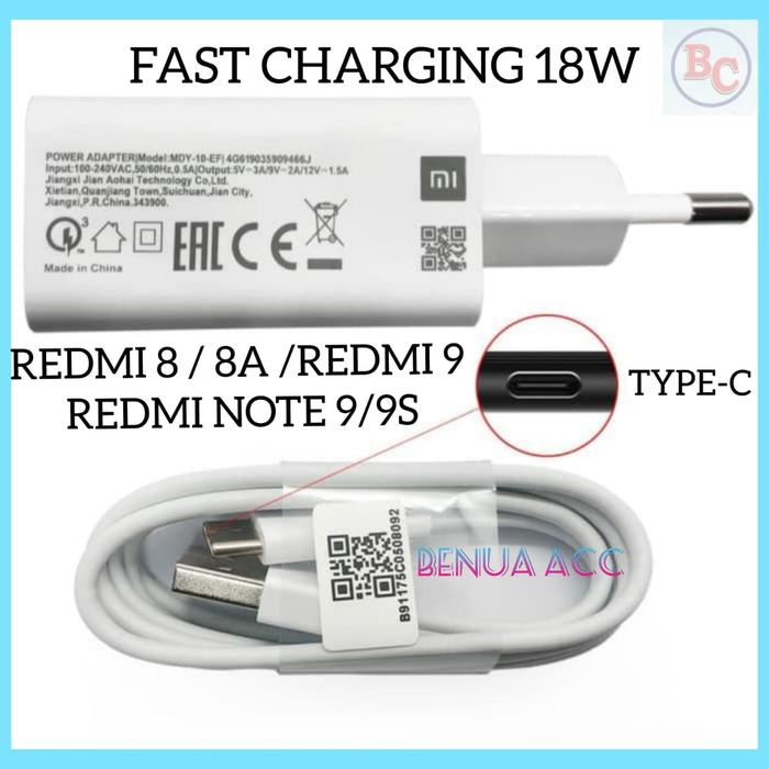Charger Xiaomi Redmi 9t Charger Watt Original Xiaomi Redmi Note 10