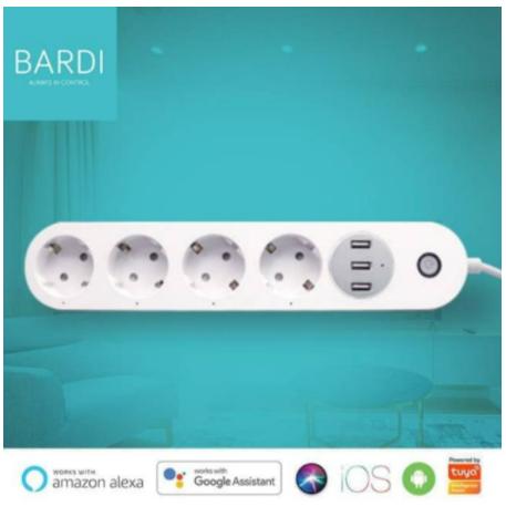 Gambar BARDI Smart Extention Power Strips (Smart Stop Kontak, WIFI) dari UnalomeShopID undefined Tokopedia