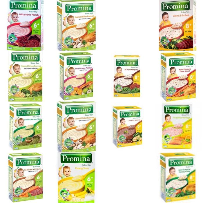 Gambar Promina Bubur Bayi 120gr / MPASI BAYI / Promina Bubur TIM 100gr - 6+Brokolikeju dari rabbitbaby undefined Tokopedia