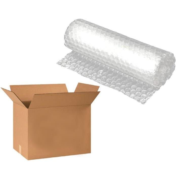 Gambar Extra Packing tambahan bubblewrap /karton untuk order aman barang kaca - Bubbledankarton dari Indophoenix undefined Tokopedia