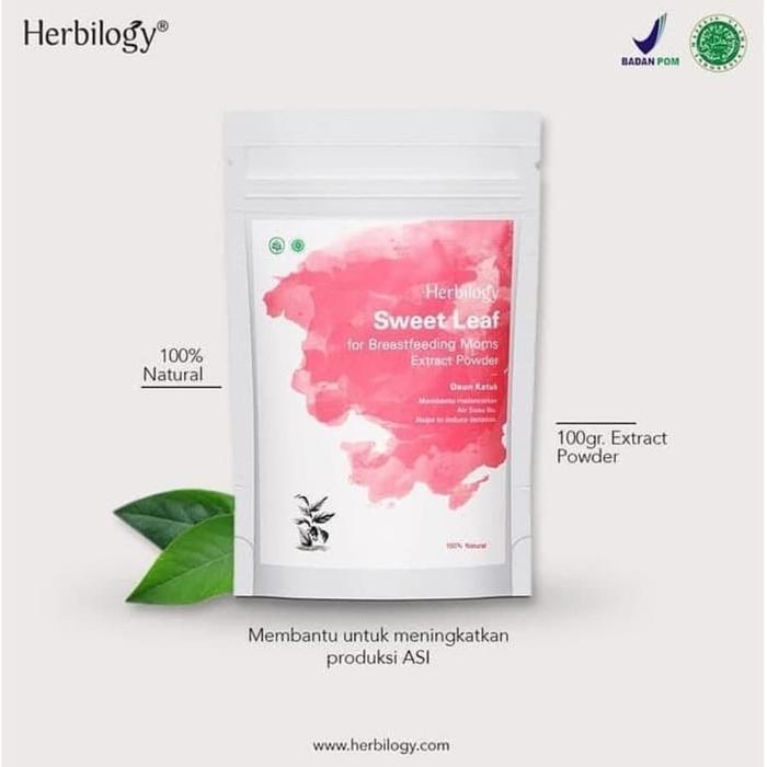 Gambar Herbilogy Sweet Leaf (Daun Katuk) Extract Powder 100g dari Little Ems Shop undefined Tokopedia