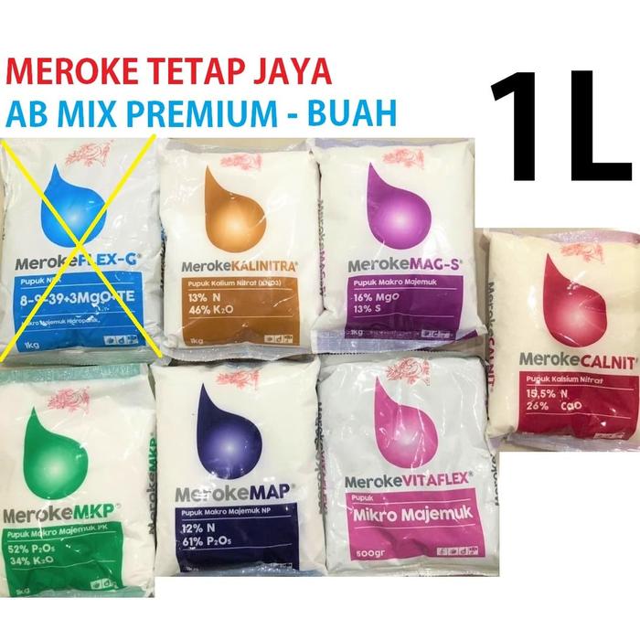 Gambar MEROKE TETAP JAYA HIDROPONIK AB MIX PREMIUM 1 L 1L BUAH dari PeekMyBoo undefined Tokopedia
