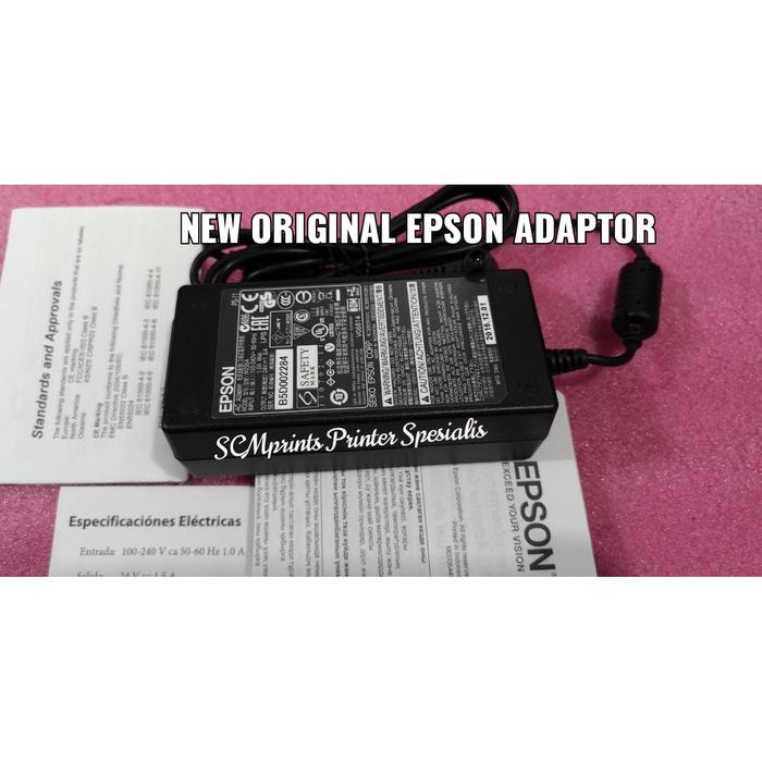 Gambar Adaptor Printer Epson Workforce WF-100 Power Supply WF 100 WF100 New - Tanpa Kabel dari SCMprints Printer Spesialis undefined Tokopedia