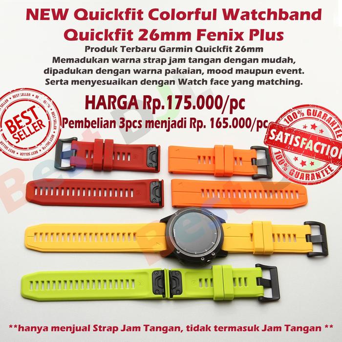 Gambar Quickfit 26 Strap Garmin Fenix 5X Plus Descent Quatix Tactix dari Best DJL undefined Tokopedia