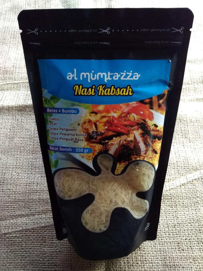 Gambar Nasi Bumbu Instan Al Mumtazza - 5 Varian Rasa Kebuli, Biryani, Kabsah, Mandi, dan Bukhori - Kabsah dari azzahragudangkurmabandung undefined Tokopedia