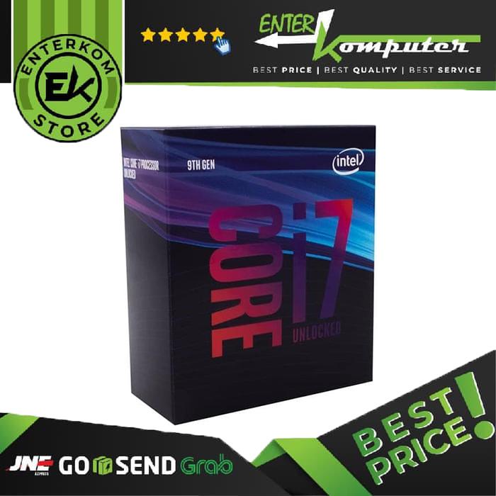 Gambar Intel Core i7-9700K 3.6Ghz Up To 4.9Ghz - [Box] Socket LGA 1151 dari Enter Komputer Official undefined Tokopedia
