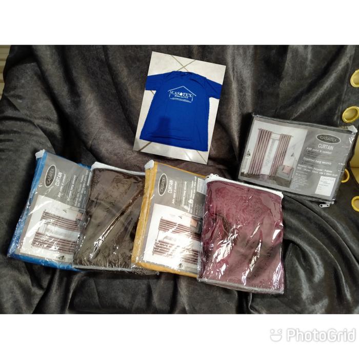 Gambar Gordyn Jadi Bahan Curtain Import Abu Tua - Kuning dari Si Jago Gordyn undefined Tokopedia