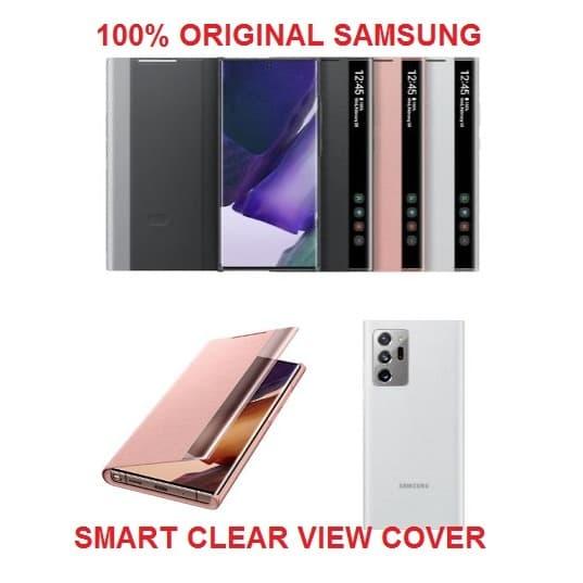 Gambar SAMSUNG Smart Clear View Cover Galaxy Note 20 Ultra Original - hitam oem dari Original 100 Asli undefined Tokopedia