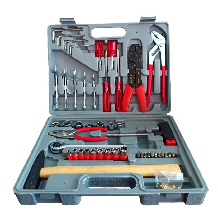 Gambar Tool Kit Box Peralatan Alat Perkakas Pertukangan Hand Tools Set 100Pc dari DIVA TOOLS_NEW undefined Tokopedia