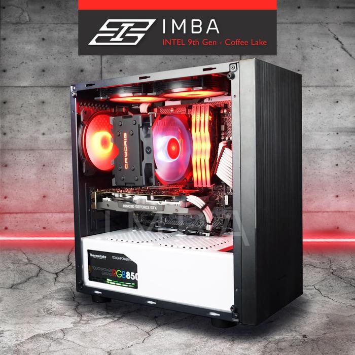 Gambar PC GAMING i3-9100F | GT1030 | 8GB | SSD | GAMING DESAIN BUDGET dari IMBA PC undefined Tokopedia