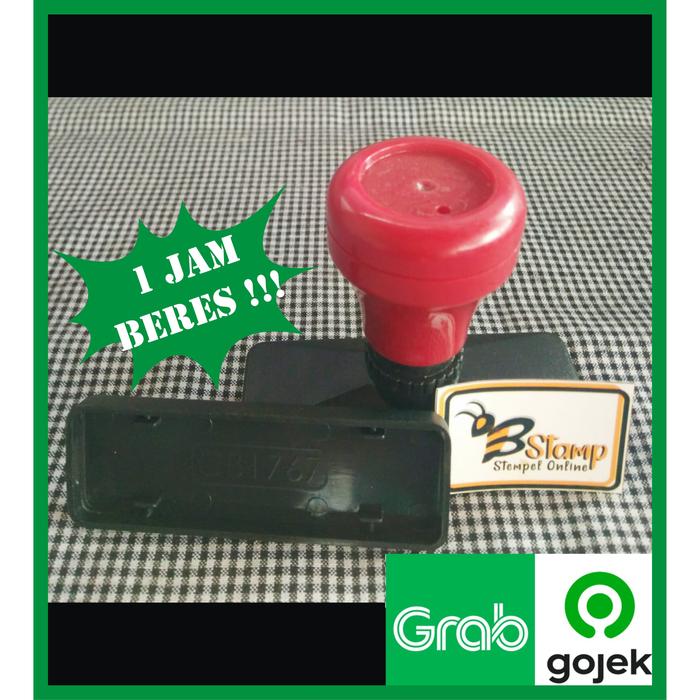 Gambar STEMPEL KILAT OTOMATIS FLASH PERSEGI 1,5 CM 1-2 WARNA - 1767 dari Be Stamp undefined Tokopedia