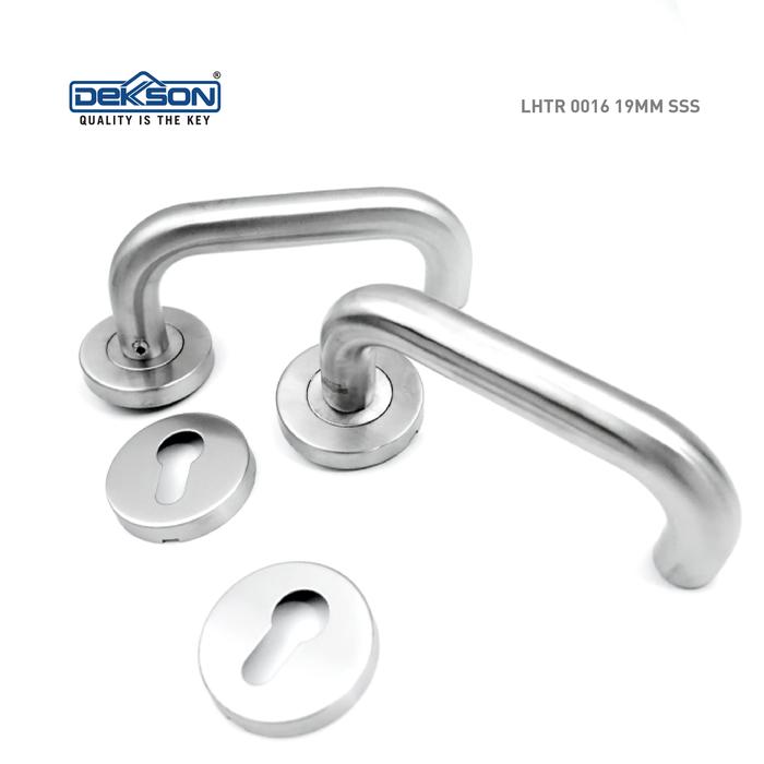 Gambar DEKKSON Lever Handle Tube Rose Gagang Pintu LHTR 0016 SUS 304 - Silver SSS, LHTR 0016 22MM dari Dekkson Official Shop Kota Administrasi Jakarta Barat Tokopedia