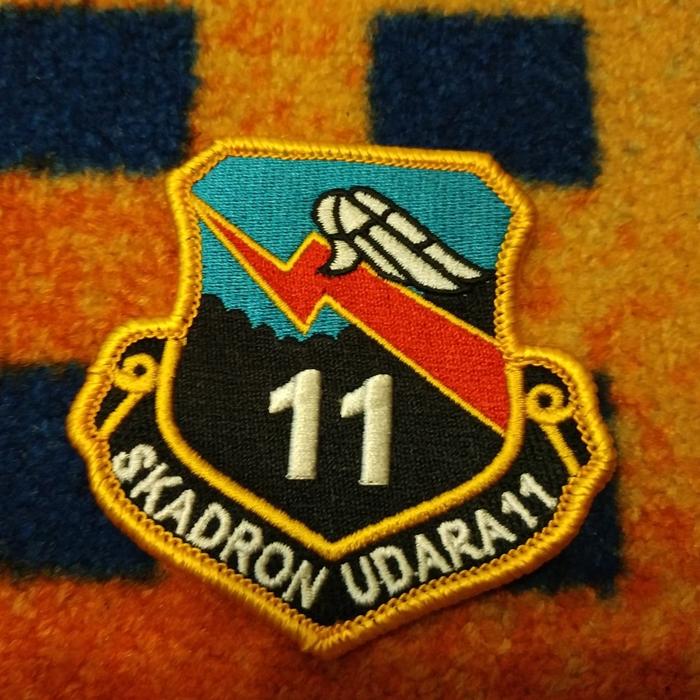Gambar PATCH AVIASI SKADRON UDARA 11 EDITION dari Smoke Trails Patch undefined Tokopedia