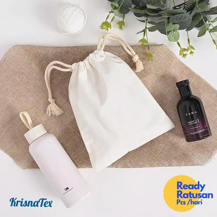 Gambar POUCH SERUT BLACU LARGE ( KANTUNG STRING BAG PERHIASAN / MAKE UP ) dari Toko Berkah Accesoris undefined Tokopedia