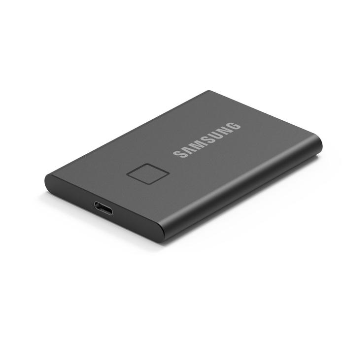 Gambar Samsung External SSD with Finger Print T7 Touch 1TB - Garansi 3 Tahun - Black dari @kiosk undefined Tokopedia
