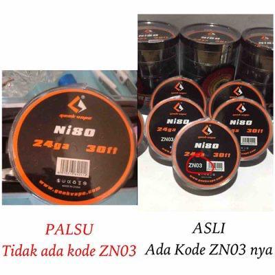 Gambar kawat coil wire geekvapee geek nichrome ni80 24ga 24awg 24 ga 24 awg - 24ga dari Box mod diy alumunium undefined Tokopedia
