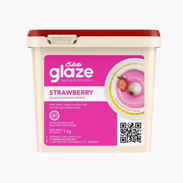 Gambar Colatta Glaze Donat 1 kg – Donut Topping 1kg - Strawberry dari Intiboga undefined Tokopedia