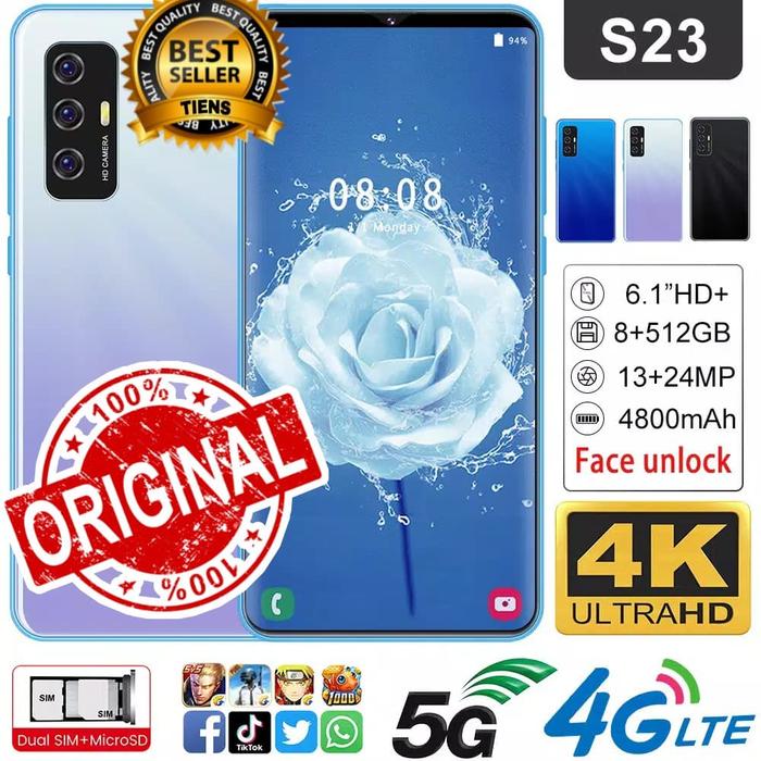 Jual SMARTPHONE ANDROID 5G S23 SERIES RAM 8GB ROM 512GB BURUAN
