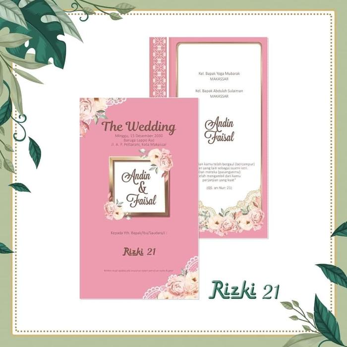 Jual Blanko Undangan Rizki 21 Kab Mojokerto Teknos Indonesia Tokopedia