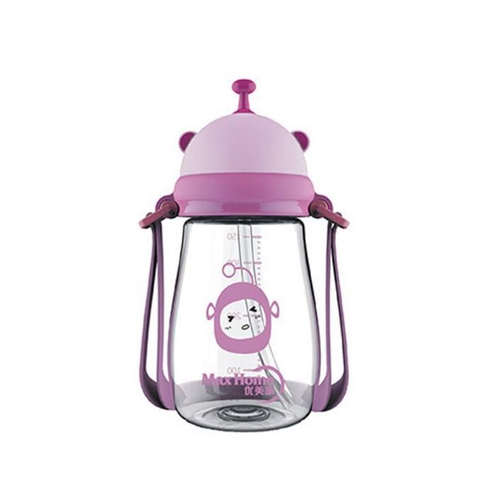 Gambar BOTTLE MINUM ANAK ANAK MAXHOME HC-5219 400 ML - Merah Muda dari Ollahomeliving Kota Bogor Tokopedia