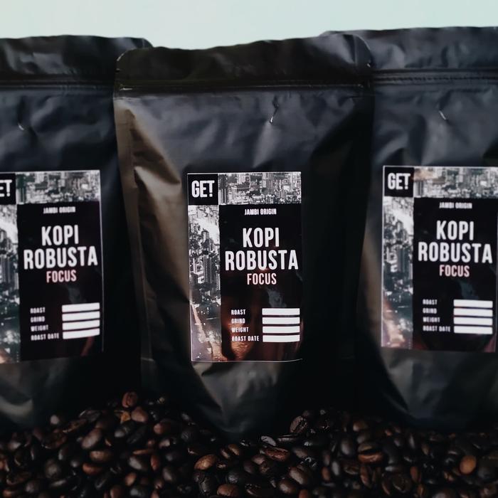 Gambar Kopi Bubuk Robusta Jambi Kerinci Dark Roast 500gram dari GetCoffee undefined Tokopedia