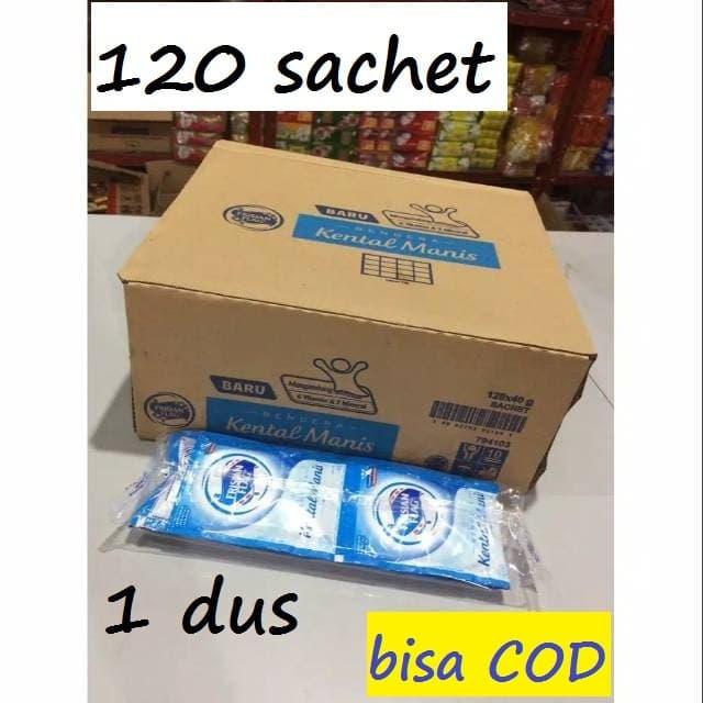 Gambar Frisian Flag Susu Kental Manis 1 DUS Putih Vanilla 120 sachet @40gram dari Vadisya Shop undefined Tokopedia