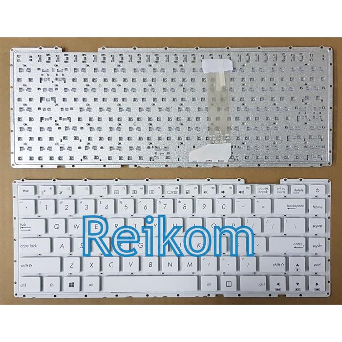 Gambar Keyboard Laptop Asus VivoBook A442 A442u A442uf A442uq A442ur X442 - Putih dari Reikom undefined Tokopedia