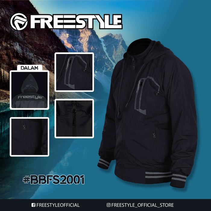 Gambar Jaket Pria BIG SIZE bisa Bolak Balik Bahan Tahan Air Waterproof - BBFS2001, XXXL dari Freestyle Jaket undefined Tokopedia