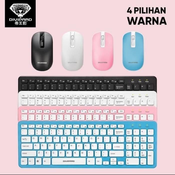Gambar Divipard KM530 Keyboard Mouse Wireless Combo dari Elite Computer undefined Tokopedia