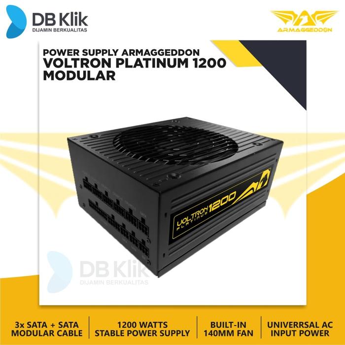 Power Supply Armageddon Voltron Platinum 1200 Modular